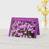 私の親愛なるいとこに… カード (黄色い花)