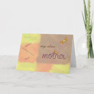 私の親愛なる母 カード