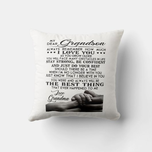 私の親愛孫 クッション (裏面)