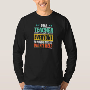 私の親愛席を動かすすべての人に話す先生ウォン Tシャツ