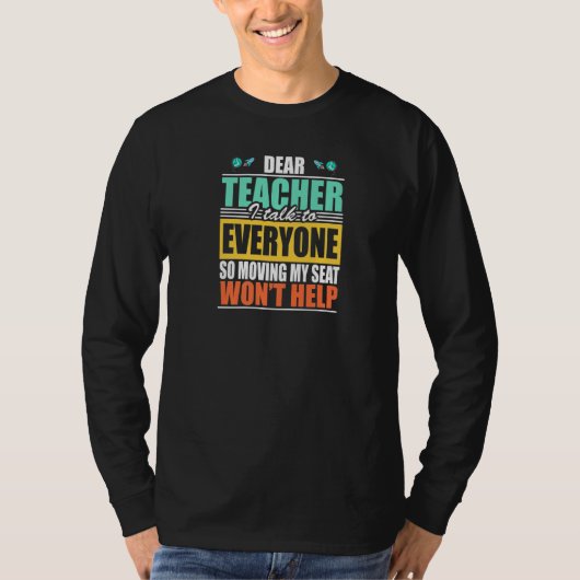 私の親愛席を動かすすべての人に話す先生ウォン Tシャツ (正面)