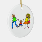 私の親 セラミックオーナメント (右)