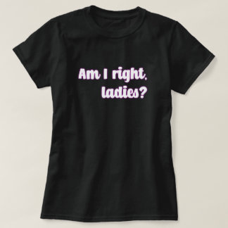 私の言うとおりか?フェミニズムのメッセージ Tシャツ
