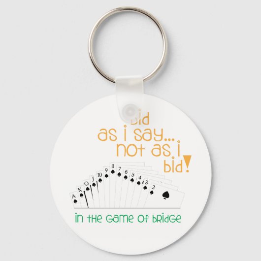 私の言うとおりにする キーホルダー (正面)