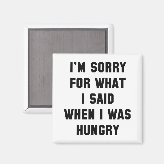 私の言ったことをごめんなさい マグネット (正面/裏面)