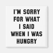 私の言ったことをごめんなさい マグネット (正面)