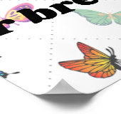 私の言葉は私を造ったり壊したりする力を持っている ポスター (角)