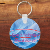 私の言葉をキーチェーンと受け取らないで キーホルダー (正面)