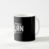 私の計おもしろい画リタイアギター コーヒーマグカップ (正面右)