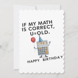 私の計算が合ってればあなたはもう古いダサいパパの誕生日だ シーズンカード