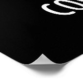 私の計算を数えおもしろいるPun Dark BG ポスター (角)