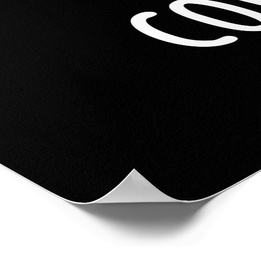 私の計算を数えおもしろいるPun Dark BG ポスター (角)