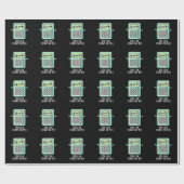 私の計算を数えおもしろいるPun Dark BG ラッピングペーパー (フラット)