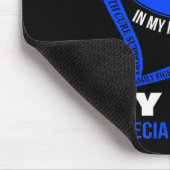 私の記憶の中で私のパパALOPECIA認識度 マウスパッド (コーナー)