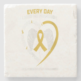 私の記憶の中の女性恋しく思孫の子供時代の贈り物 ストーンコースター