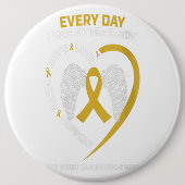 私の記憶の中の女性恋しく思孫の子供時代の贈り物 缶バッジ (正面)