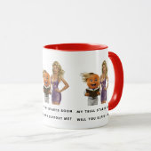 私の試験はじきに始まる マグカップ (正面右)