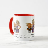 私の試験はじきに始まる マグカップ (正面左)