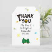 私の話はあなたのせいで明るい サンキューカード (スタンド正面)