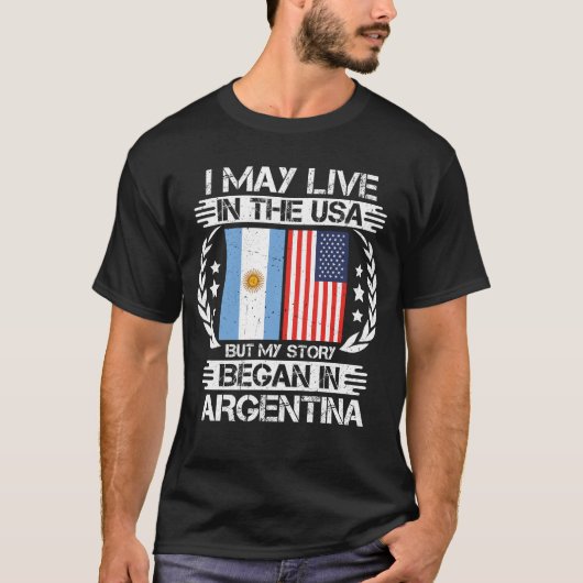 私の話はアルゼンチンで始まった Tシャツ (正面)