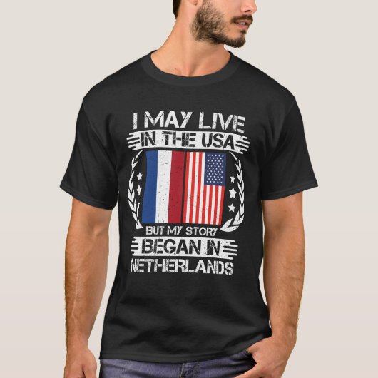 私の話はオランダで始まった Tシャツ (正面)