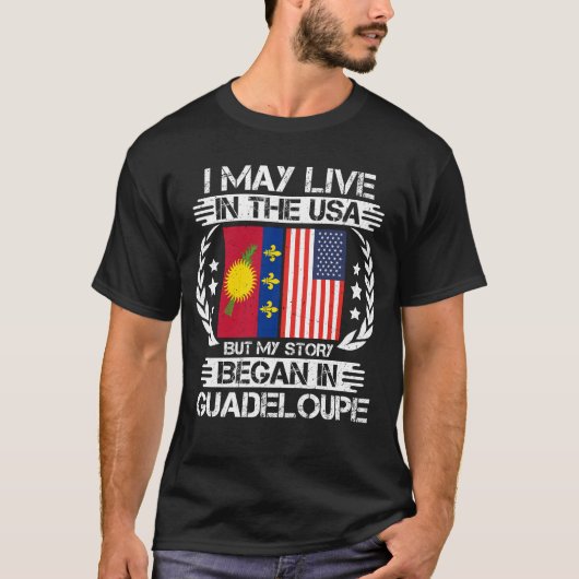 私の話はグアドループで始まった Tシャツ (正面)