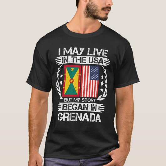 私の話はグレナダで始まった Tシャツ (正面)