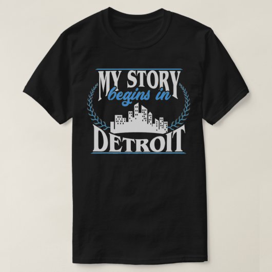 私の話はデトロイトプレミアムで始まる Tシャツ (デザイン正面)