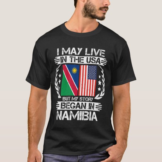 私の話はナミビアで始まった Tシャツ (正面)