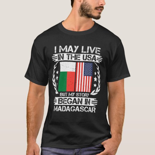 私の話はマダガスカルで始まった Tシャツ (正面)