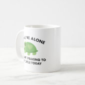 私の話亀だけが コーヒーマグカップ (正面左)