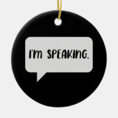 私の話引用文 セラミックオーナメント (正面)