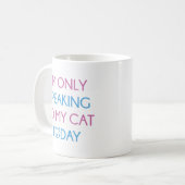 私の話猫だけが コーヒーマグカップ (正面左)
