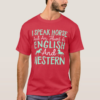 私の話馬おもしろい Tシャツ