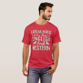 私の話馬おもしろい Tシャツ (正面フル)