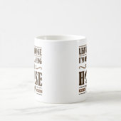 私の話馬に コーヒーマグカップ (中央)