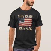 私の誇りとする旗 Tシャツ (正面)