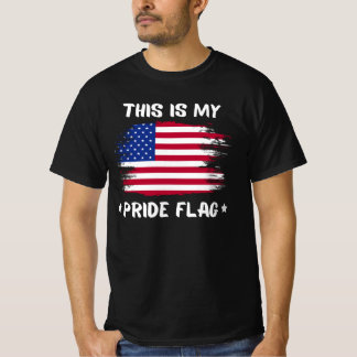 私の誇りの旗 | アメリカ独立記念日 Tシャツ