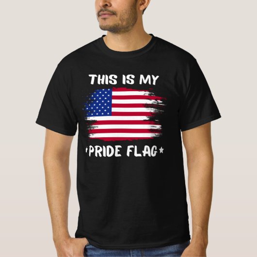 私の誇りの旗 | アメリカ独立記念日 Tシャツ (正面)