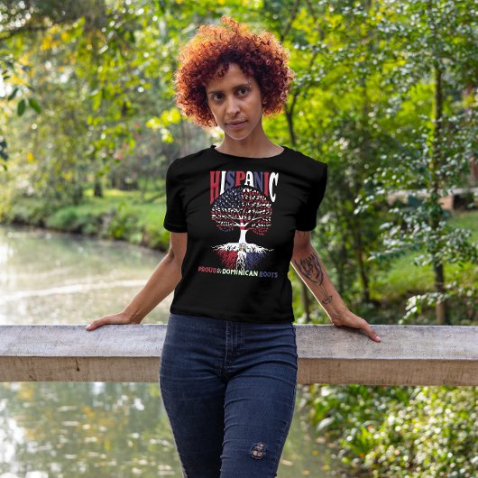 私の誇りを持ったドミニカ共和国のルーツのヒスパニック彼 Tシャツ