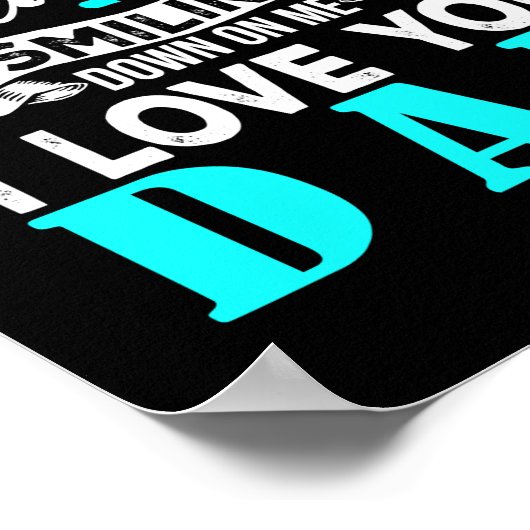 私の誇りを持ったパパの天国ハッピーパパの日誇りを持った ポスター (角)