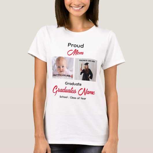 私の誇りを持った卒業生の Tシャツ (正面)