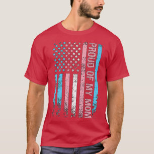 私の誇りを持った母のトランスLGBT LGBTQプレミアム Tシャツ