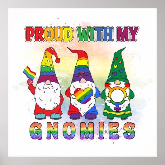 私の誇りを持った知能付きLGBT ポスター (正面)