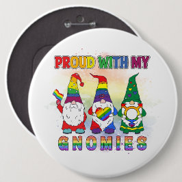 私の誇りを持った知能付きLGBT 缶バッジ