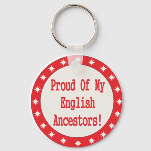 私の誇りを持った英語の祖先について キーホルダー (正面)
