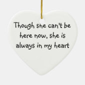 私の誕生のお母さんのオーナメントのため セラミックオーナメント (裏面)