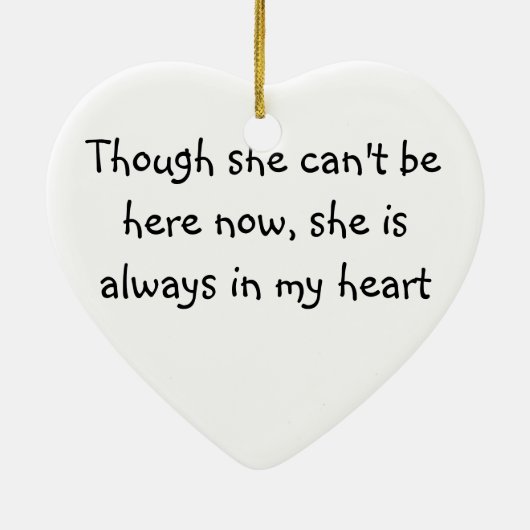 私の誕生のお母さんのオーナメントのため セラミックオーナメント (裏面)