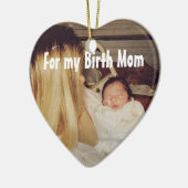 私の誕生のお母さんのオーナメントのため セラミックオーナメント (左)