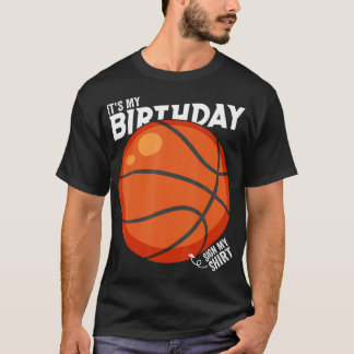 私の誕生日がシャツバスケットボール誕生日 Tシャツ